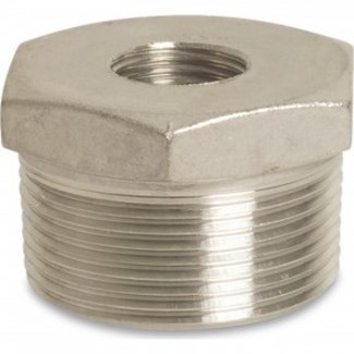 Zeskant verloopring - Fig.241 - RVS - buiten/binnen - 1/2" x 1/8"