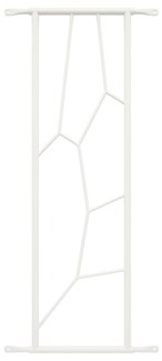 SecuBar Siertralie Deco 2 - Op het kozijn - wit - 250x825mm
