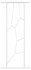 SecuBar Siertralie Deco 2 - Op het kozijn - wit - 250x825mm