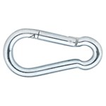 Karabijnhaak gegalvaniseerd - 10 x 100 mm - KAH C 10010