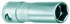 GEDORE bougiedopsleutel - magneet - 16mm - 1/2" [6-kant]