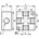 Legris - verdeelblok - kruis - 1/8" - BSPP - 3312 00 10
