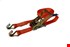 KONVOX spanband met ratel en haken - 5 m x 25 mm - oranje - 2-delig