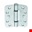 BSW glijlagerscharnier - 818 Allround - afgerond - 89x89x3 mm - gegalvaniseerd 
