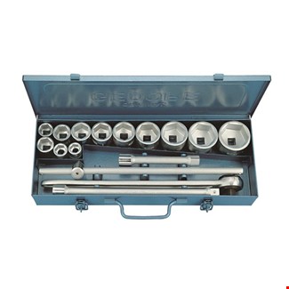 GEDORE dopsleutelset - 3/4" - UD - 22-60mm - in stalen cassette - 16-delig