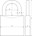 ABUS cilinder hangslot 65/40 - 40mm - gelijksluitend op nr. KA0403