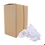 PDB witte poetsdoeken - doos á 10 kg - TRICOT