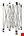 Grizzly werktent - GO-WORK 40 - 3x6 m - alum. frame smalle voet - wit