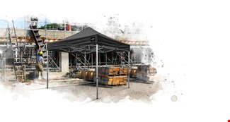 Grizzly werktenten - GO-WORK 40 - alum. frame smalle voet