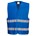 Iona F474  Veiligheidsvest korenblauw - maat XXL/3XL