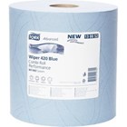 Tork Wiping Plus poetspapier (750 vel) - 2 laags -  blauw - 130052