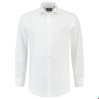 Tricorp heren overhemd Oxford slim-fit - Corporate - 705007 - wit - maat 45/5
