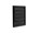 Nedco lamellenrooster - vierkant - 255x255mm - zwart - aluminium - met schroeven