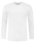 Tricorp T-shirt lange mouw - Casual - 101006 - wit - maat XS