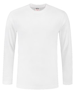 Tricorp T-shirt lange mouw - Casual - 101006 - wit - maat XS