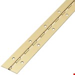 Pianoscharnier vermessingd - 32x0,7 mm - lengte 1000 mm