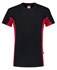 Tricorp T-shirt Bi-Color - Workwear - 102002 - marine blauw/rood - maat XXL