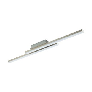 EGLO Connect LED plafondlamp - FRAIOLI - matnikkel - 65 x 120 x 1055 mm - 2 x 17W