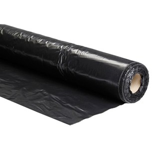 Foliefol bouwfolie - T150 - zwart - 50 x 6 meter - 0.037 mm dik - PEF10250-0223