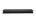 Nedco inbouw-deurventilatierooster - 463.5x138mm - zwart - kunststof - met schroeven