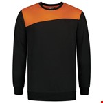 Tricorp sweater - Bicolor Naden - 302013 - zwart/oranje - maat XXL