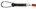Bahco veiligheidskoord - 3875-LY3 - 1 vaste karabijnhaak - 1 verwisselbare lus met schuifsluiting - 65 cm