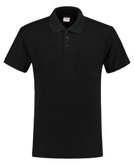 Tricorp Casual 201011 unisex poloshirt Zwart 3XL