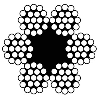 DX staaldraadtouw/staalkabel - verzinkt 5mm - haspel a 50 meter 