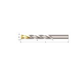 DORMER korte spiraalboor A002 -HSS-TiN -DIN338 - zelfcentrerend 3.5 mm - A0023.5