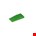 Gebr. Bodegraven stelwig/spie - 40x23x5mm - groen ABS
