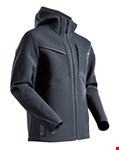MASCOT Customized Softshell jas capuchon - 22086-662 - donkermarine - maat 4XL