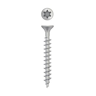 Dynaplus kozijnschroef [200x] - AR-SILVER - platkop - TX-20 - 4.0x40mm