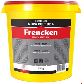 Frencken houtlijm - NOVA COL - D2 A  - 25 kg emmer