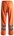 Snickers Workwear regenwerkbroek PU - 8243 - oranje - maat 3XL