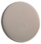 Ivana aluminium blindrozetten - Economy - rond 51 mm - F1 - BL