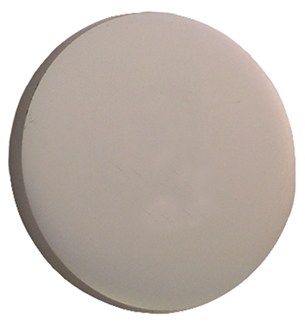 Ivana aluminium blindrozetten - Economy - rond 51 mm - F1 - BL