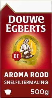 Douwe Egberts Aroma rood filterkoffie - 500 gram - (Verkoop per stuk)