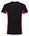 Tricorp T-shirt Bi-Color - Workwear - 102002 - zwart/rood - maat S