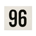 Besbo huisnummerplaat - Nr. 96 - aluminium