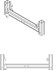 Altrex leuningjuk - aluminium - voor loopbrug - zonder leuningstaander(s)