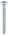 HECO TOPIX-plus schroeven - platkop verzinkt - 4x70 mm - PZ2 - voldraad - 200 st