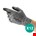 Ansell HyFlex® 11-801 werkhandschoenen grijs maat 6/XS - 12 paar