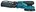 Makita BO001CGZ Accu Excenter Schuurmachine XGT 40V Max 125 mm - Exclusief Accu en Lader