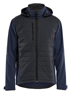 Blåkläder 4743 Hybride Jack - blauw/zwart maat 3XL