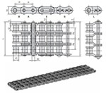 Donghua - Rollenketting - SBSR - Triplex - 1/2" - BS - 08B-3