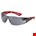 Bollé RUSH+ smoke platinum veiligheidsbril zwart/rood