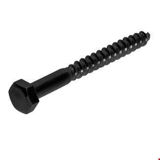 Blackline houtdraadbouten - HCP-COATING - DIN571 - 6904.01 serie