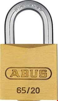 ABUS cilinder hangslot 65/20 - 20mm - gelijksluitend op nr. KA0201