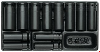 GEDORE slagmoerdopsleutelset - 1/2" - 13-delig
