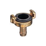 Geka messing klauwkoppeling - met slangpilaar - 13 mm - 1/2 inch